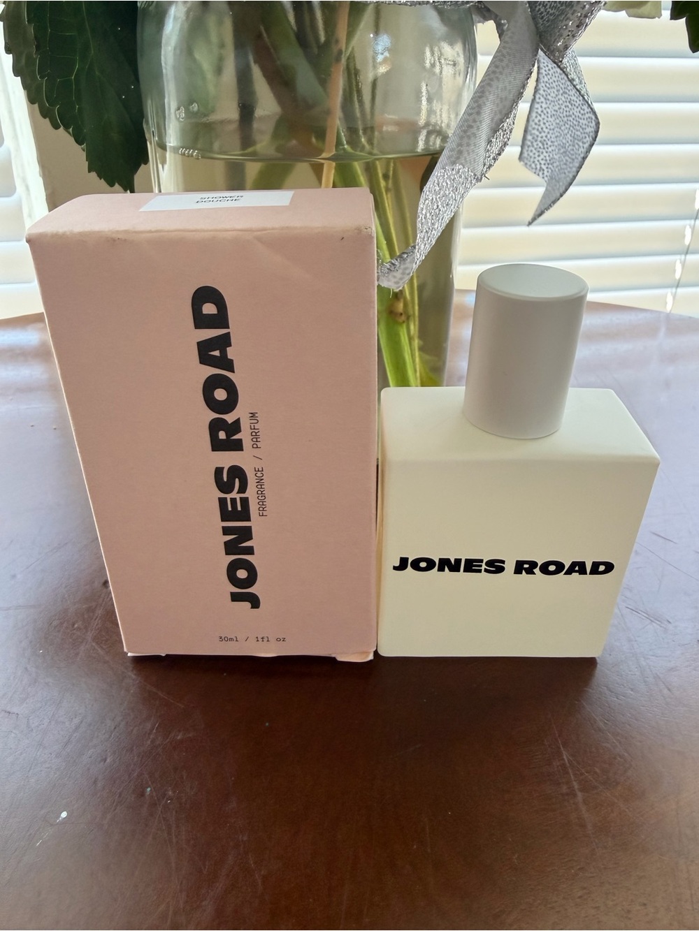 Jones Road Perfume Bottle & Box in Blush Pink and Cream 1 fl oz